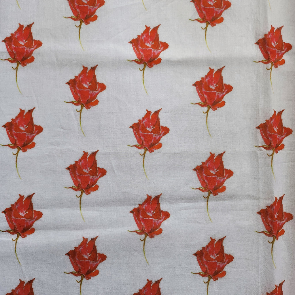 Vintage Red fabric sample