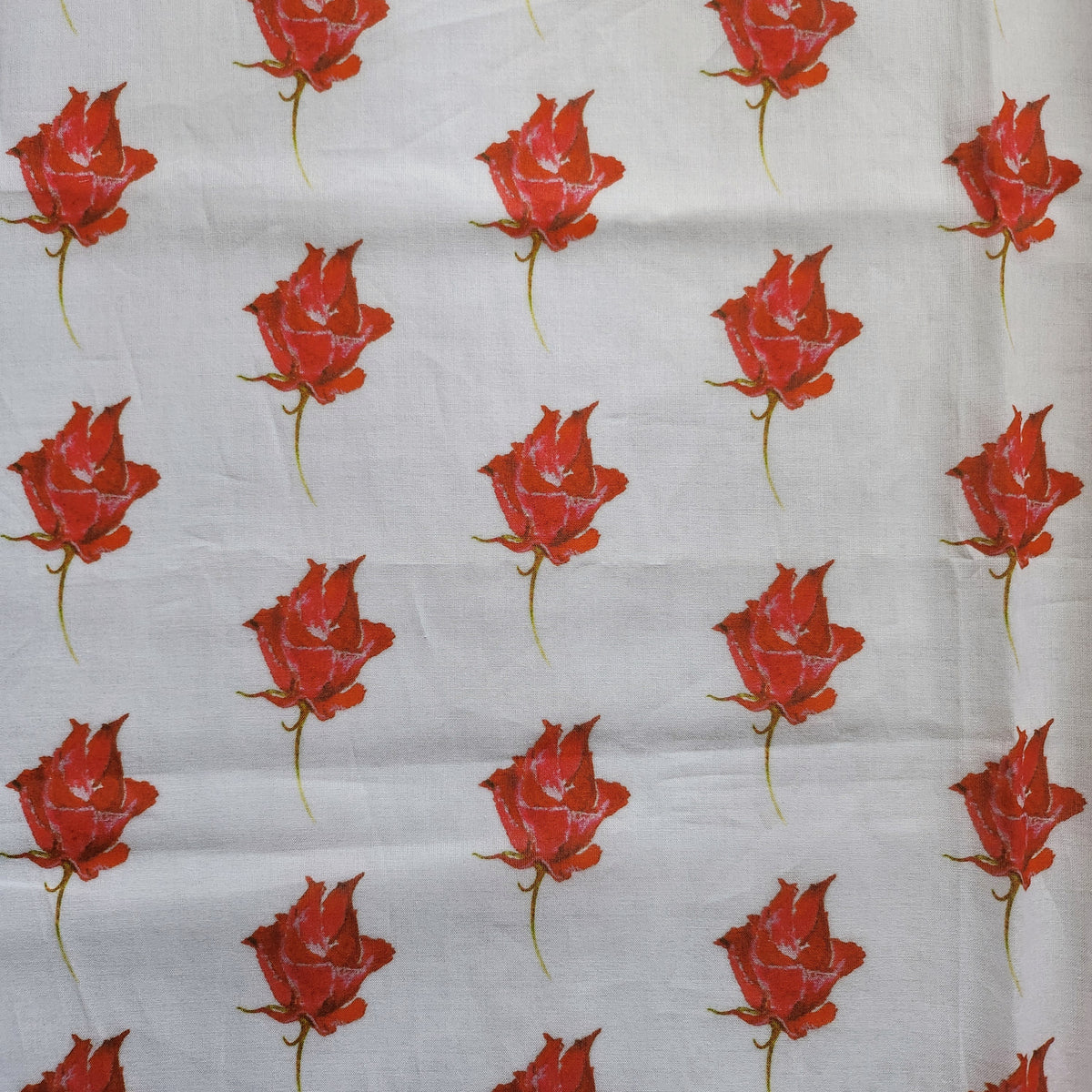 Vintage Red fabric sample