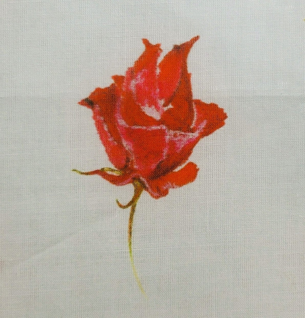 Vintage Red fabric sample