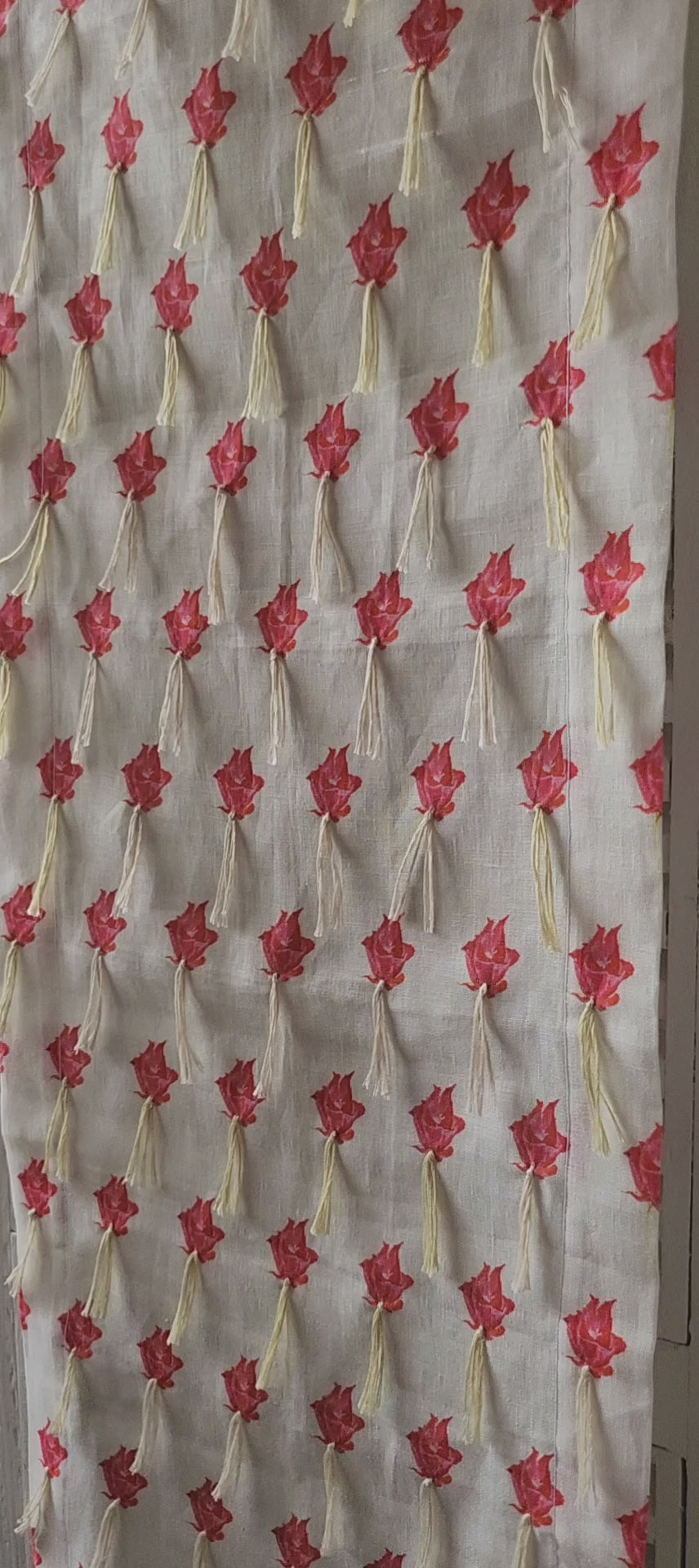 Vintage Red petite hand knotted runner